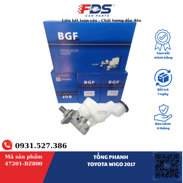 TỔNG PHANH TOYOTA WIGO 2017 – HÃNG BGF