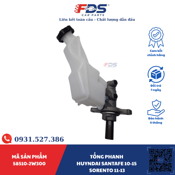 TỔNG PHANH HUYNDAI SANTAFE 10-15 ,SORENTO 11-13