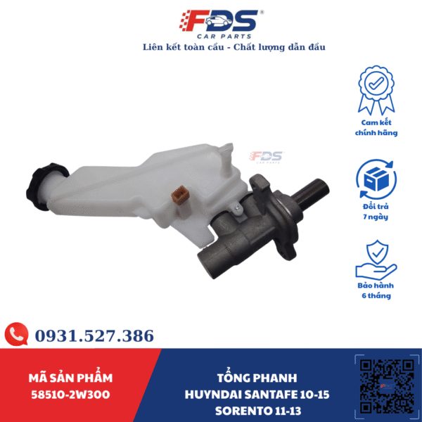TỔNG PHANH HUYNDAI SANTAFE 10-15 ,SORENTO 11-13
