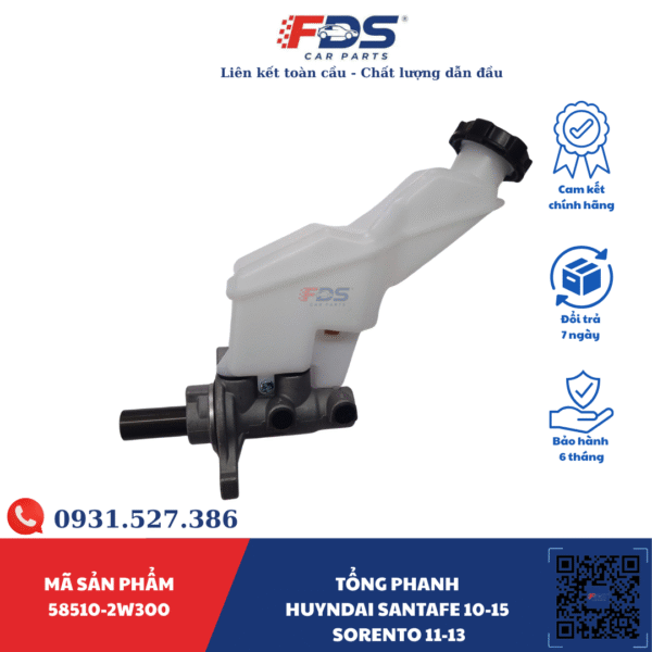 TỔNG PHANH HUYNDAI SANTAFE 10-15 ,SORENTO 11-13