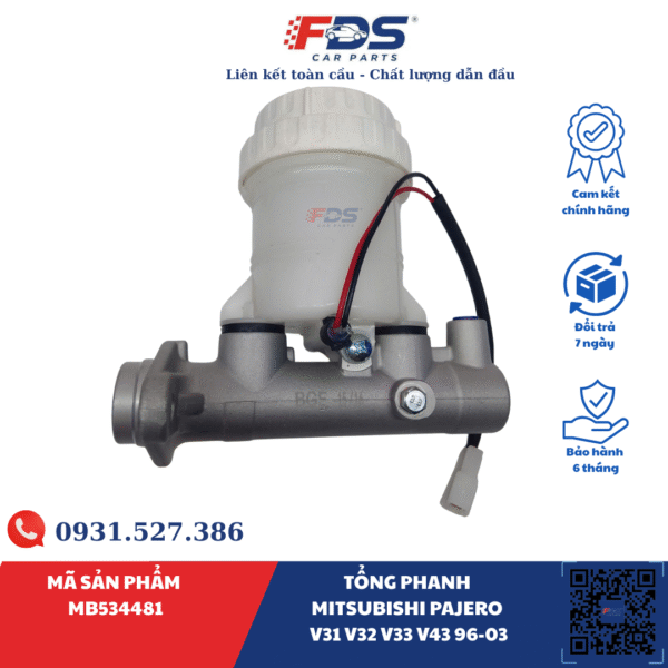 TỔNG PHANH Mitsubishi Pajero V31 V32 V33 V43 96-03 (CÁI)