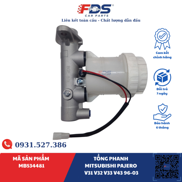 TỔNG PHANH Mitsubishi Pajero V31 V32 V33 V43 96-03 (CÁI)