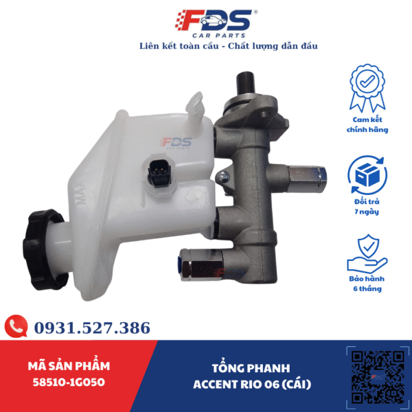 TỔNG PHANH HYUNDAI ACCENT / KIA RIO 2006 – HÃNG BGF - Ảnh 4