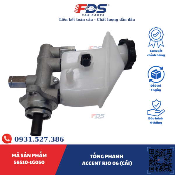 TỔNG PHANH HYUNDAI ACCENT / KIA RIO 2006 – HÃNG BGF - Ảnh 6