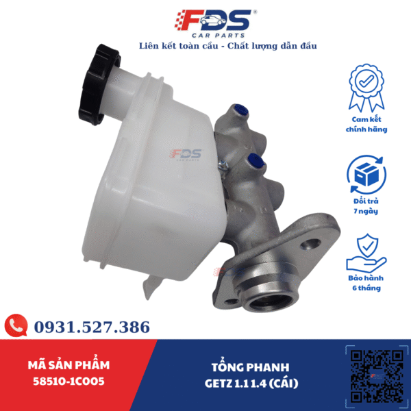 TỔNG PHANH HYUNDAI GETZ 1.1 / 1.4 – HÃNG BGF - Ảnh 7