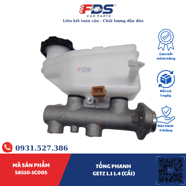 TỔNG PHANH HYUNDAI GETZ 1.1 / 1.4 – HÃNG BGF - Ảnh 3