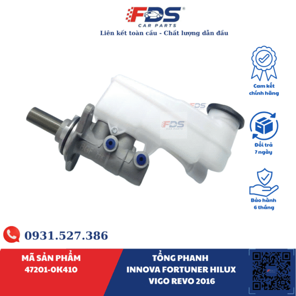TỔNG PHANH INNOVA / FORTUNER / HILUX 2016