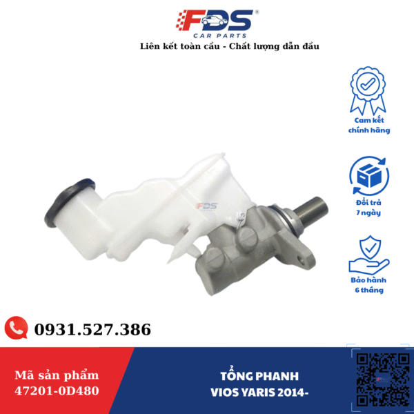 Tổng phanh Toyota Vios/Yaris 2014
