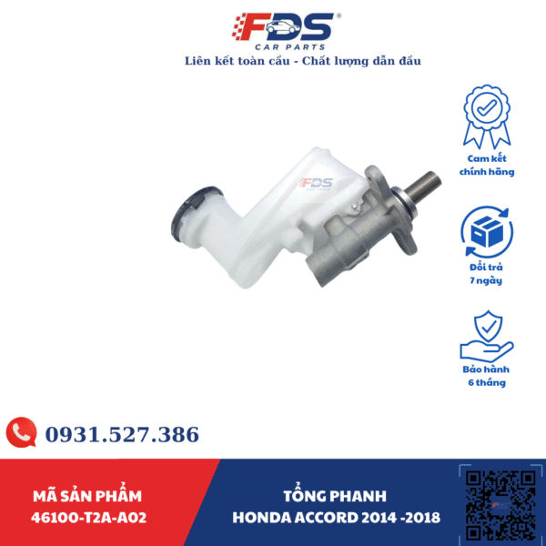 TỔNG PHANH HONDA Accord 2014 -2018
