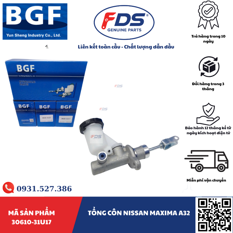 Công ty cổ phần xuất nhập khẩu FDS TỔNG CÔN NISSAN MAXIMA A32 – HÃNG BGF