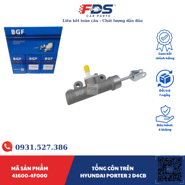 Tổng côn trên Hyundai Porter 2 D4CB