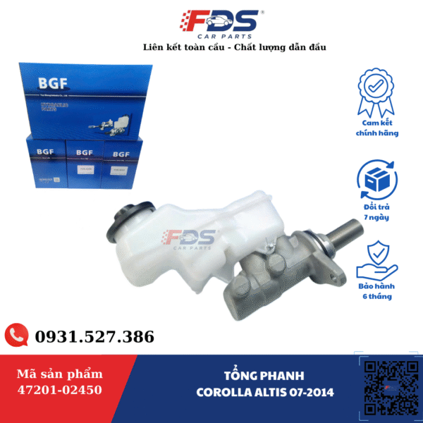 TỔNG PHANH COROLLA ALTIS 07-2014