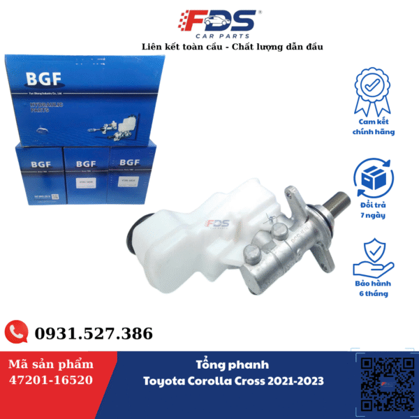 TỔNG PHANH TOYOTA COROLLA CROSS 2021–2023 – HÃNG BGF