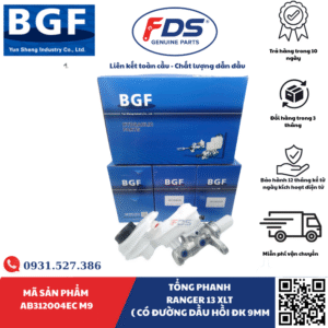 TỔNG PHANH FORD RANGER XLT 2013 – HÃNG BGF – CÓ ĐƯỜNG DẦU HỒI 9MM