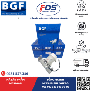Công ty cổ phần xuất nhập khẩu FDS TỔNG PHANH MITSUBISHI PAJERO V31–V32–V33–V43 (1996–2003) – HÃNG BGF