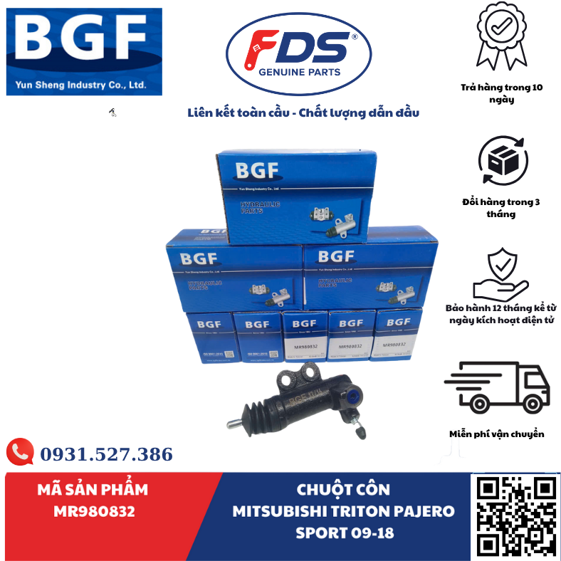 Công ty cổ phần xuất nhập khẩu FDS CHUỘT CÔN MITSUBISHI TRITON / PAJERO SPORT 2009–2018 – HÃNG BGF