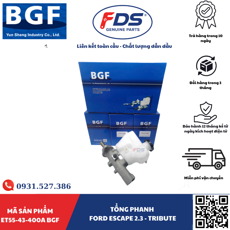 Công ty cổ phần xuất nhập khẩu FDS Tổng Phanh FORD Escape 2.3 – TRIBUTE