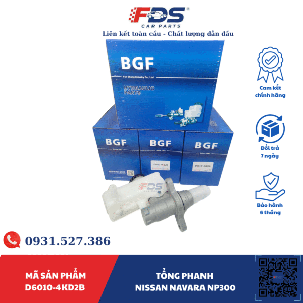 TỔNG PHANH NISSAN NAVARA NP300 – HÃNG BGF