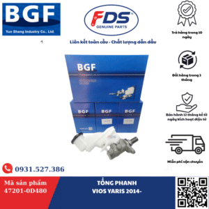 TỔNG PHANH TOYOTA VIOS/YARIS 2014 – HÃNG BGF