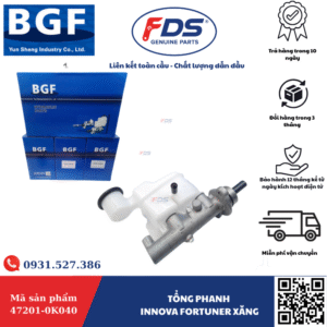 Công ty cổ phần xuất nhập khẩu FDS TỔNG PHANH TOYOTA INNOVA / FORTUNER MÁY XĂNG 2004–2015 – HÃNG BGF