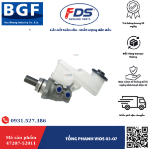 TỔNG PHANH TOYOTA VIOS 2003–2007 – HÃNG BGF