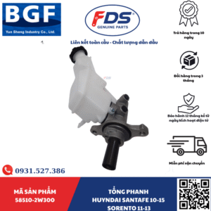 TỔNG PHANH HYUNDAI SANTAFE 2010–2015 / KIA SORENTO 2011–2013 – HÃNG BGF