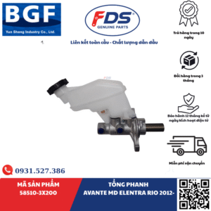 TỔNG PHANH HYUNDAI AVANTE MD / ELANTRA / KIA RIO 2012– – HÃNG BGF