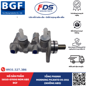 Công ty cổ phần xuất nhập khẩu FDS TỔNG PHANH KIA MORNING / PICANTO 2005–2011 (KHÔNG ABS) – HÃNG BGF