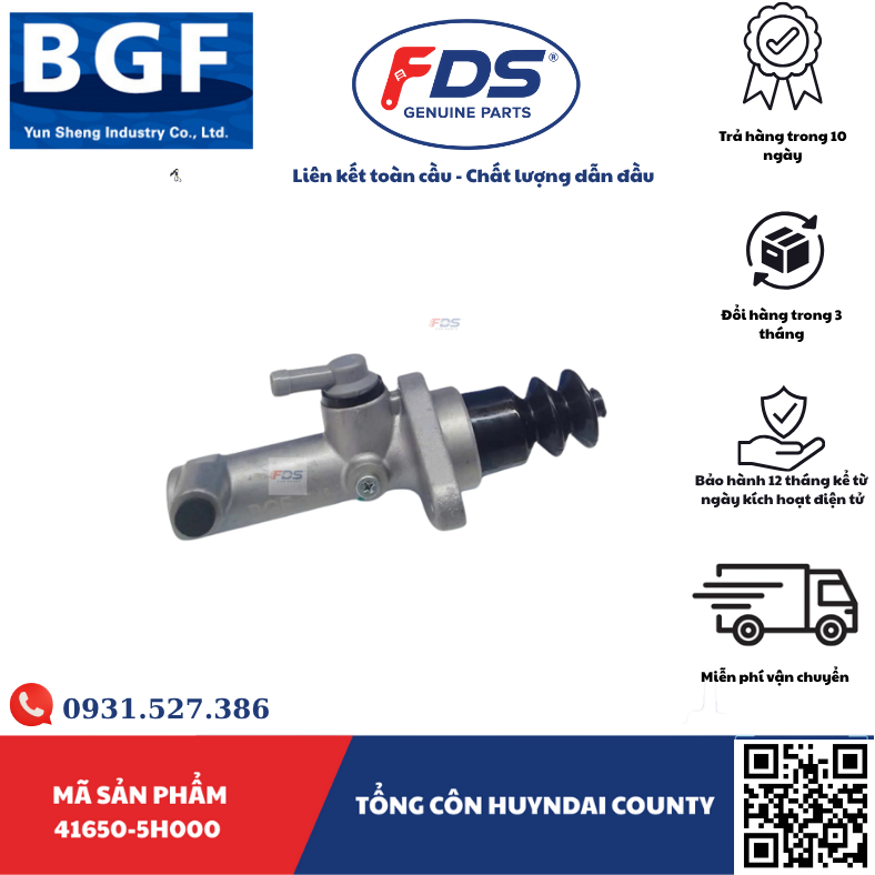 Công ty cổ phần xuất nhập khẩu FDS TỔNG CÔN HYUNDAI COUNTY - Hãng BGF 41650-5H000