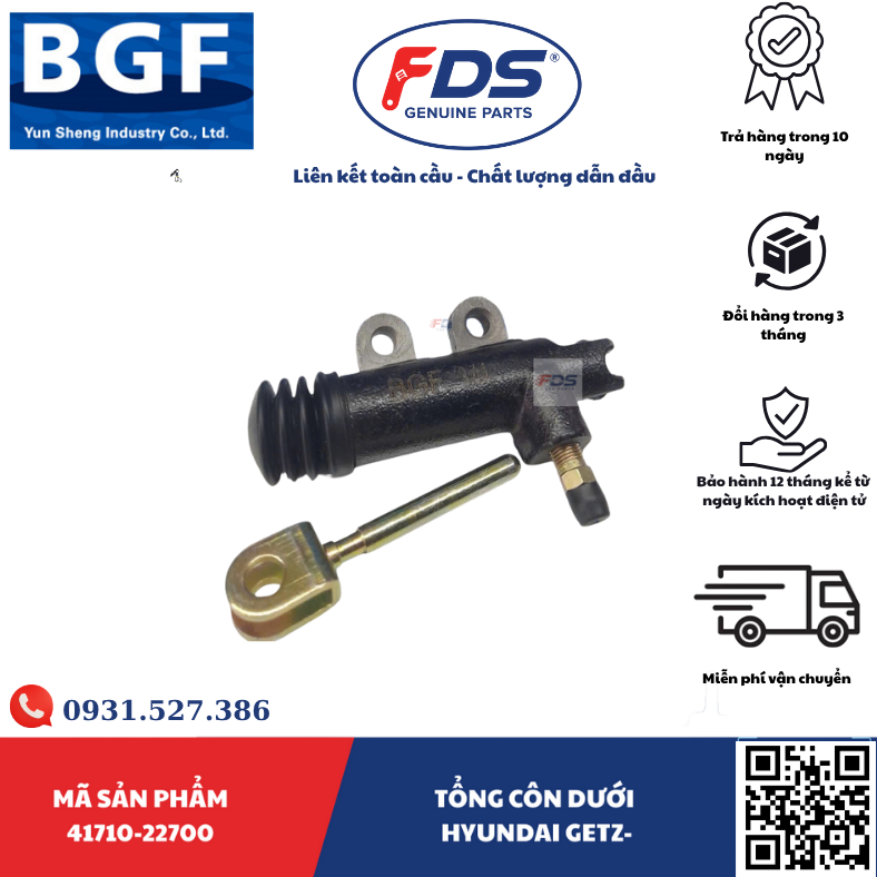 Công ty cổ phần xuất nhập khẩu FDS TỔNG CÔN DƯỚI HYUNDAI GETZ – HÃNG BGF mã 41710-22700