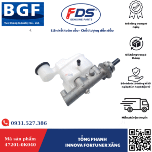 TỔNG PHANH TOYOTA INNOVA / FORTUNER MÁY XĂNG 2004–2015 – HÃNG BGF 