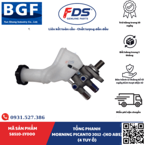 Công ty cổ phần xuất nhập khẩu FDS TỔNG PHANH KIA MORNING / PICANTO 2012 (KHÔNG ABS – 4 TUY Ô) – HÃNG BGF