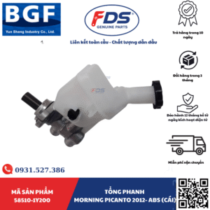 Công ty cổ phần xuất nhập khẩu FDS TỔNG PHANH KIA MORNING / PICANTO 2012 – BẢN CÓ ABS – HÃNG BGF