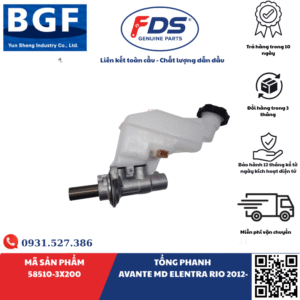 TỔNG PHANH HYUNDAI AVANTE MD / ELANTRA / KIA RIO 2012– – HÃNG BGF