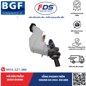 TỔNG PHANH HYUNDAI GRAND I10 2014– (KHÔNG ABS) – HÃNG BGF