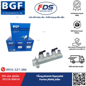 Công ty cổ phần xuất nhập khẩu FDS TỔNG PHANH HYUNDAI PORTER – H100 – 1 TẤN – HÃNG BGF
