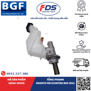 TỔNG PHANH HYUNDAI AVANTE MD / ELANTRA / KIA RIO 2012– – HÃNG BGF