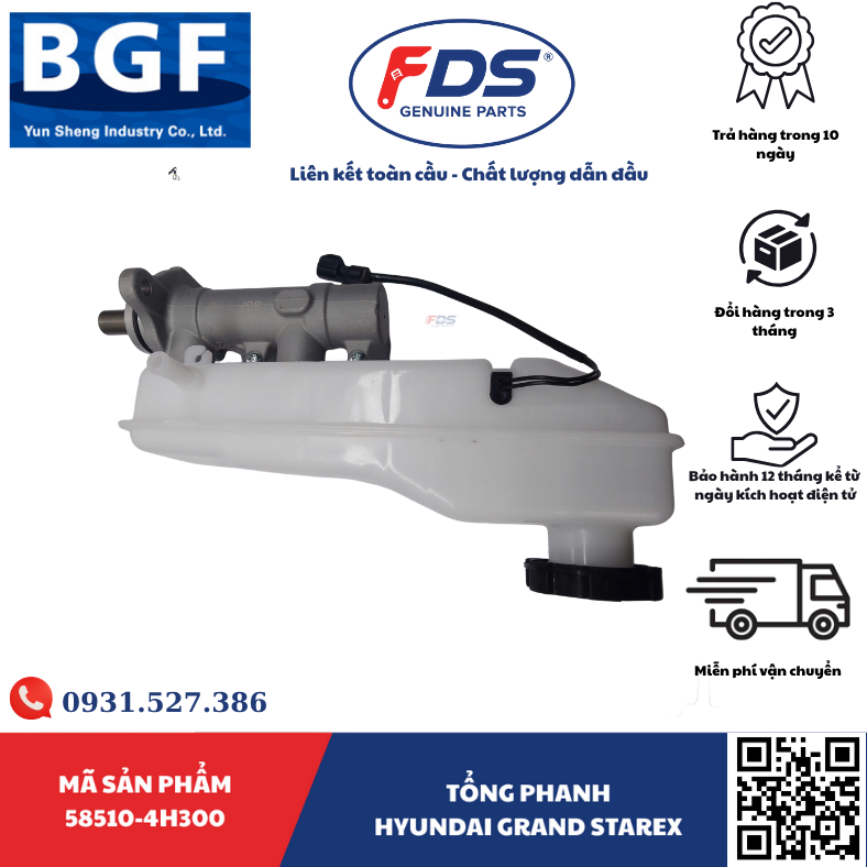 Công ty cổ phần xuất nhập khẩu FDS TỔNG PHANH HYUNDAI GRAND STAREX – HÃNG BGF