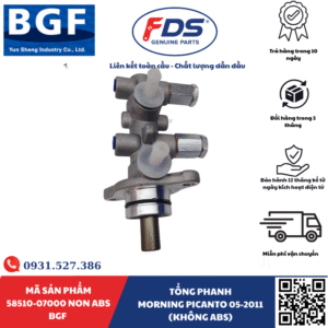 Công ty cổ phần xuất nhập khẩu FDS TỔNG PHANH KIA MORNING / PICANTO 2005–2011 (KHÔNG ABS) – HÃNG BGF