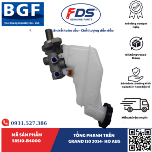 TỔNG PHANH HYUNDAI GRAND I10 2014– (KHÔNG ABS) – HÃNG BGF