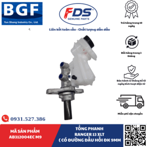 TỔNG PHANH FORD RANGER XLT 2013 – HÃNG BGF – CÓ ĐƯỜNG DẦU HỒI 9MM