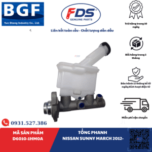 TỔNG PHANH NISSAN SUNNY / MARCH 2012– – HÃNG BGF