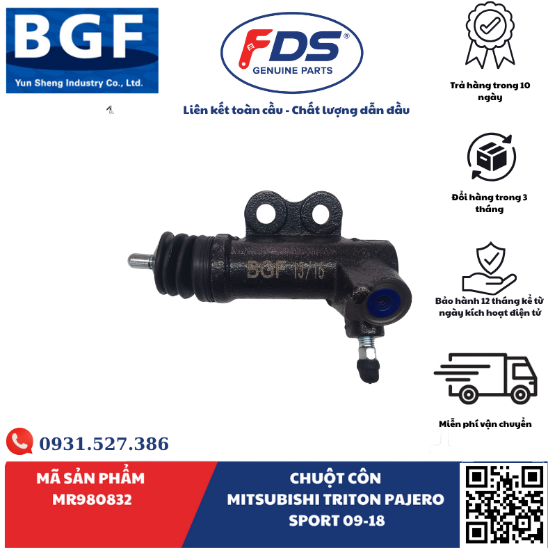 Công ty cổ phần xuất nhập khẩu FDS CHUỘT CÔN MITSUBISHI TRITON / PAJERO SPORT 2009–2018 – HÃNG BGF