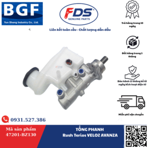 Công ty cổ phần xuất nhập khẩu FDS TỔNG PHANH RUSH / TERIOS / VELOZ / AVANZA – HÃNG BGF