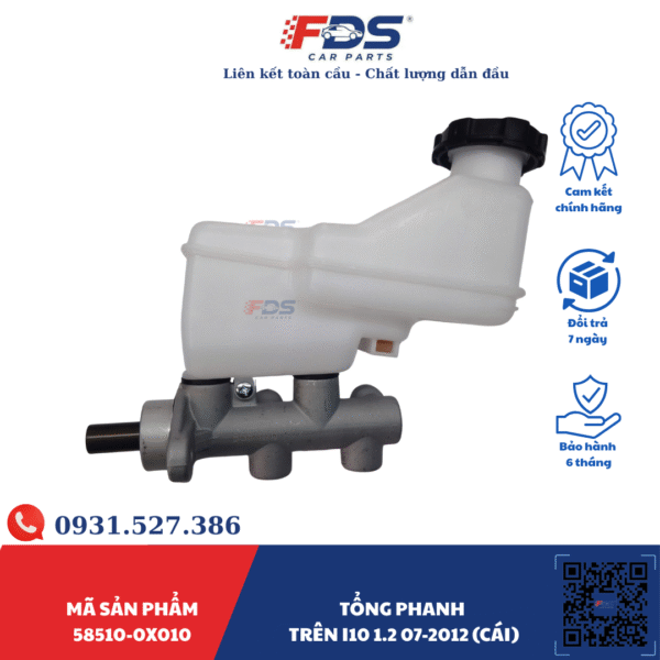TỔNG PHANH TRÊN HYUNDAI I10 1.2 2007–2012 – HÃNG BGF - Ảnh 3