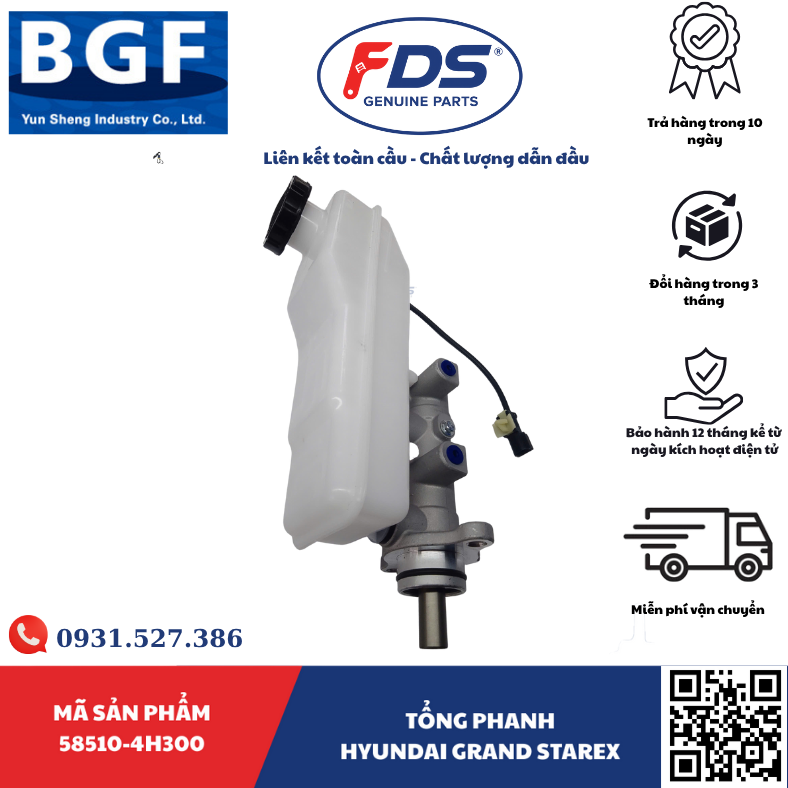 Công ty cổ phần xuất nhập khẩu FDS TỔNG PHANH HYUNDAI GRAND STAREX – HÃNG BGF