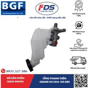 TỔNG PHANH HYUNDAI GRAND I10 2014– (KHÔNG ABS) – HÃNG BGF