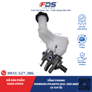 TỔNG PHANH MORNING PICANTO 2012 -(KO ABS)(4 tuy ô)