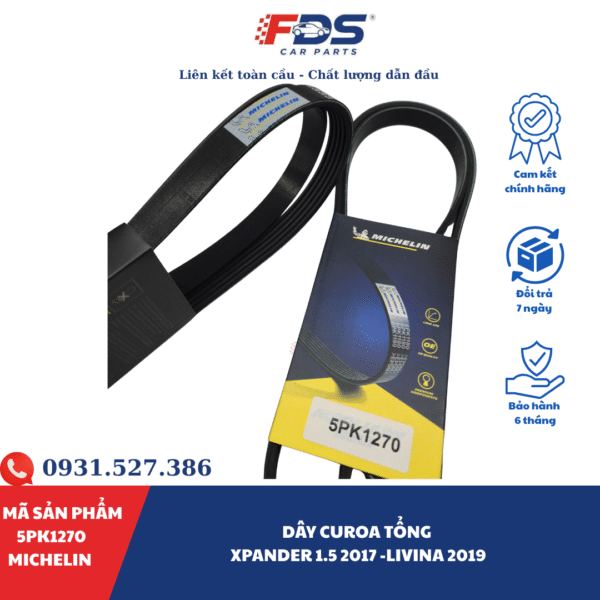 Dây Curoa Tổng Xpander 1.5 2017 -Livina 2019