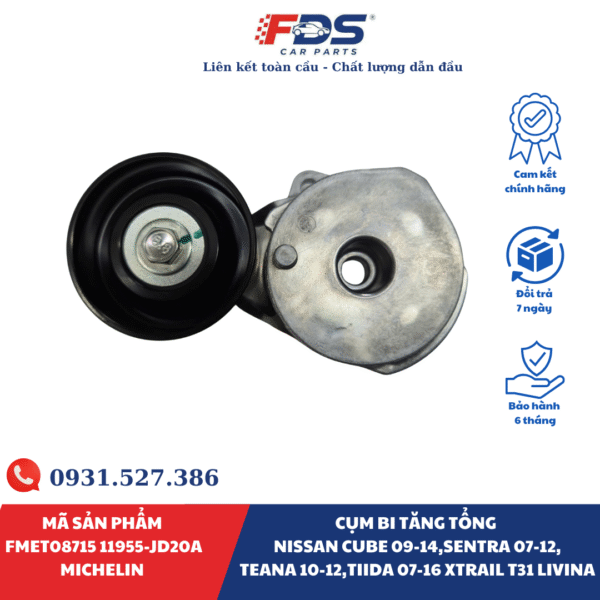 CỤM BI TĂNG TỔNG Nissan Cube 09-14,Sentra 07-12,Teana 10-12,Tiida 07-16 XTRAIL T31 LIVINA
